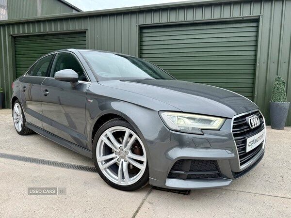 Grey Used 2016 Audi A3 S-Line Sedan | £12,695 (Fair price) - Image 1/4