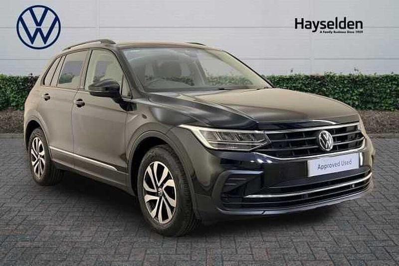 Black Used 2022 VW Tiguan Active SUV | £20,485 (Fair price) - Image 1/4