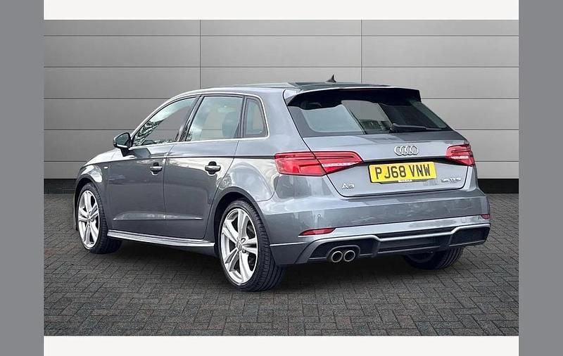 Used Audi A3 S-Line 150 HP (110 kW) 2018 Grey Sedan