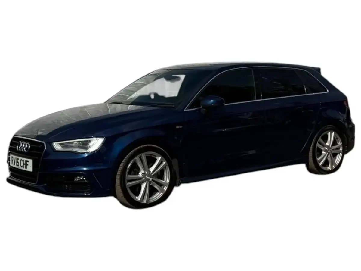 Used Audi A3 Sportback S-Line 184 HP (135 kW) 2015 Blue Hatchback