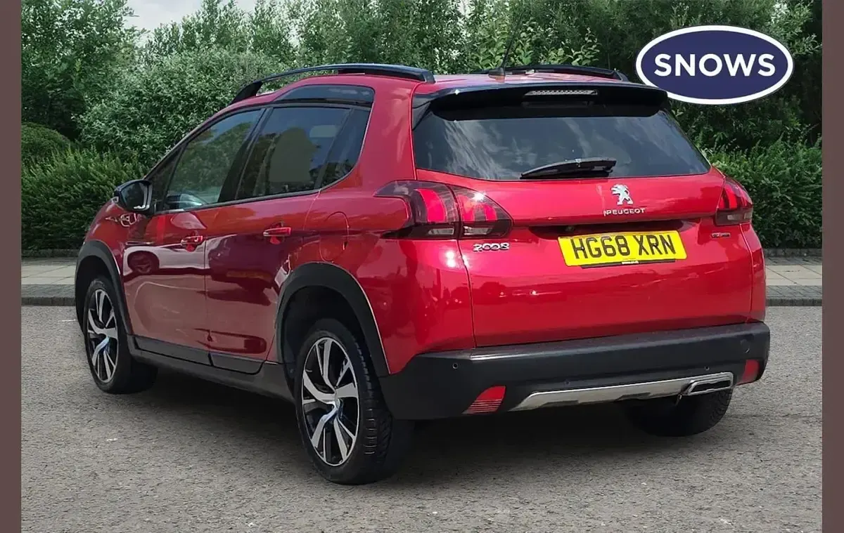 Used Peugeot 2008 GT-line 131 HP (96 kW) 2019 Ultimate red SUV