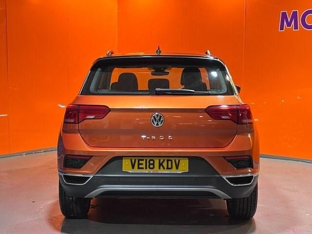 Used VW T-Roc SE 150 HP (110 kW) 2018 Orange SUV