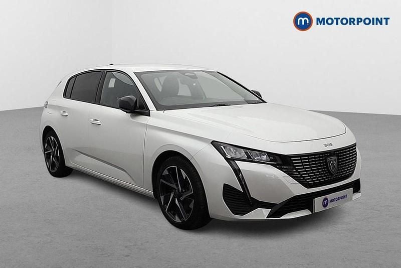 White Used 2023 Peugeot 308 Allure Premium Hatchback | £16,499 (Good price) - Image 1/4