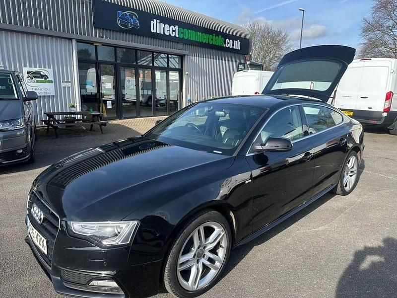 Used Audi A5 Sportback S-Line 136 HP (100 kW) 2015 Black Hatchback