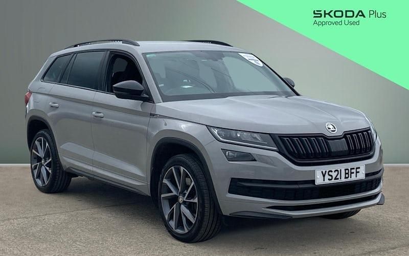Used Skoda Kodiaq SportLine 150 HP (110 kW) 2021 Grey SUV
