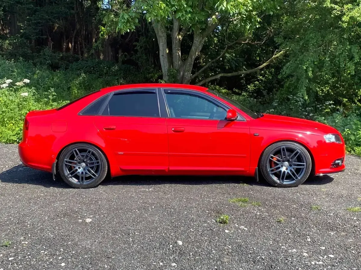Used Audi A4 S-Line 2007 Red Sedan