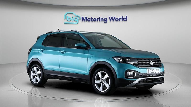 Used VW T-Cross SEL 110 HP (80 kW) 2022 Turquoise SUV