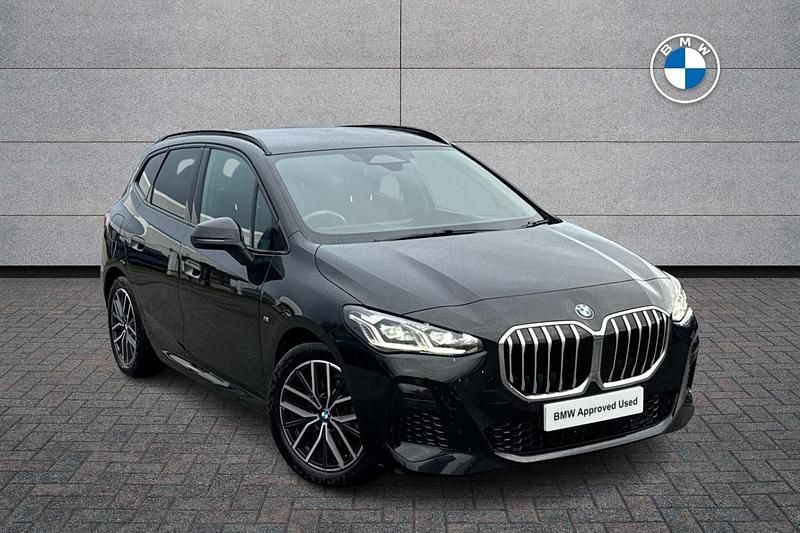 Black sapphire metallic paint Used 2023 BMW 220 M Sport Estate | £23,990 (Fair price) - Image 1/4