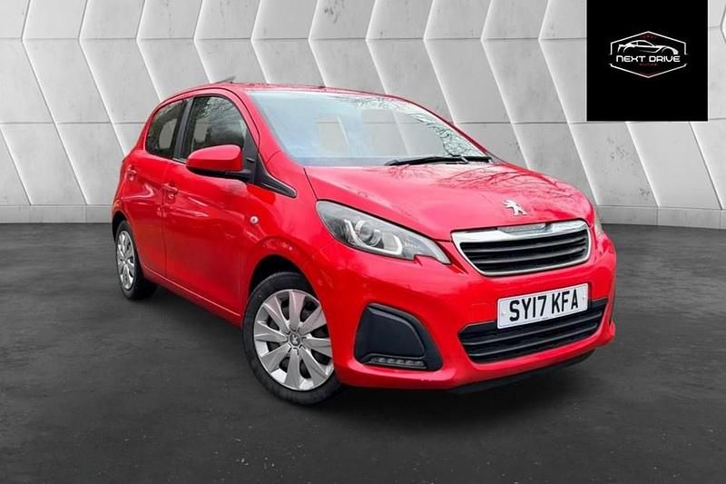 Used Peugeot 108 Active 68 HP (50 kW) 2017 Red Hatchback