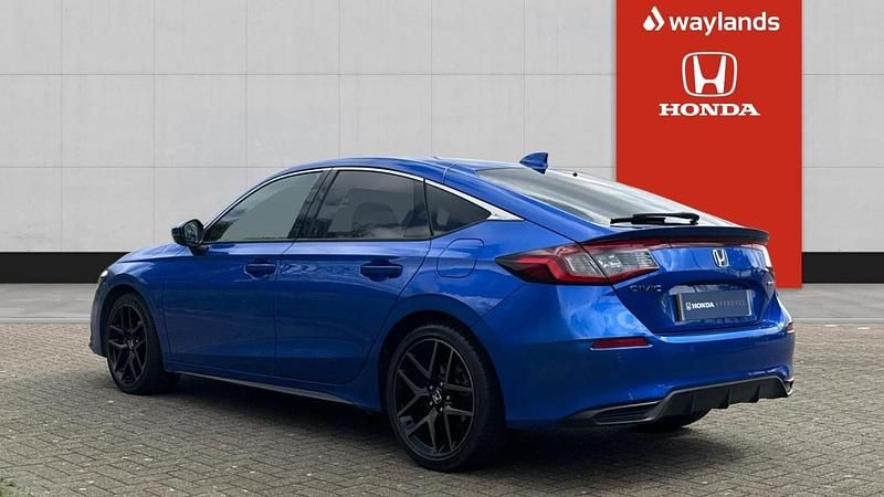 Used Honda Civic Advance 2022 Blue Hatchback