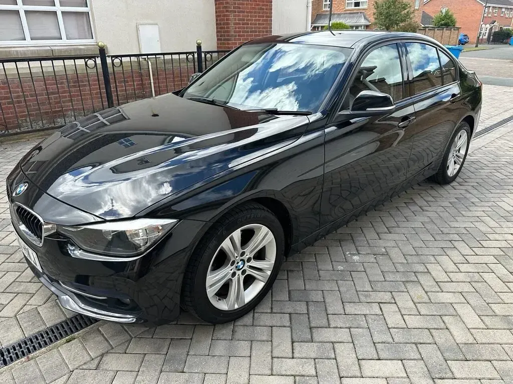 Used BMW 320 Sport Line 2015 Black Sedan
