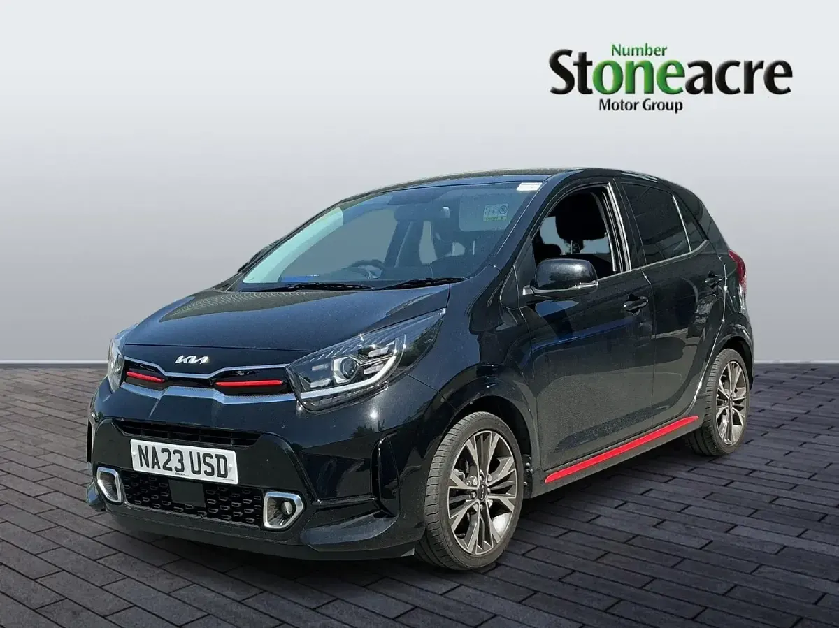 Used Kia Picanto GT-Line 65 HP (47 kW) 2023 Black Hatchback