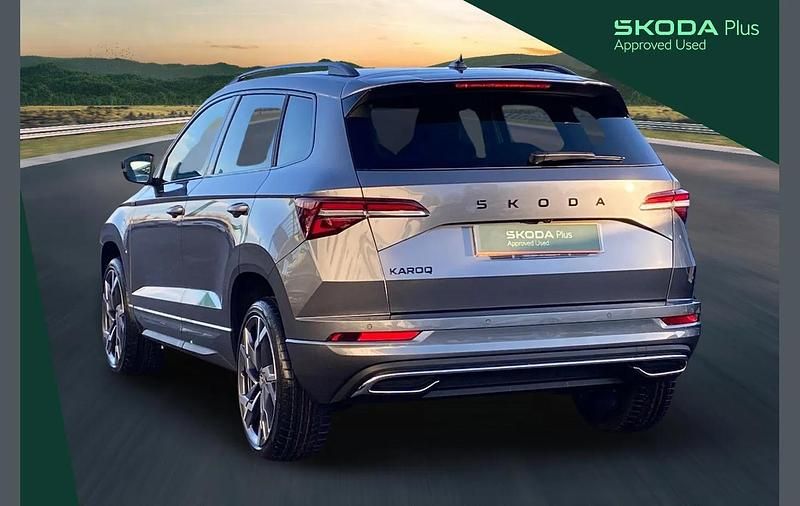 Used Skoda Karoq SportLine 150 HP (110 kW) 2025 Graphite grey metallic SUV