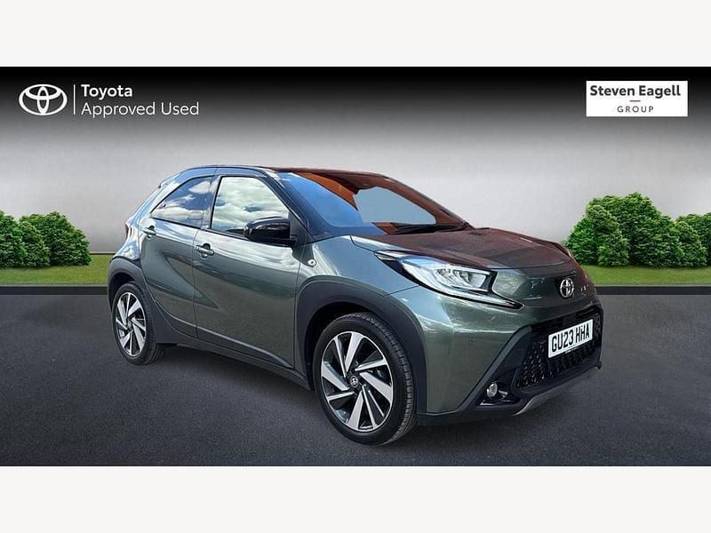 Green Used 2023 Toyota Aygo Hatchback | £14,111 (Fair price) - Image 1/3