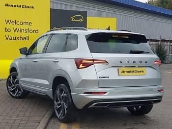 Used Skoda Karoq SportLine 150 HP (110 kW) 2024 Silver SUV