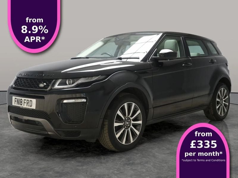 Black Used 2018 Land Rover Range Rover evoque HSE Dynamic SUV | £18,221 (Fair price) - Image 1/4