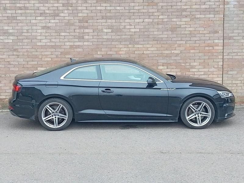 Used Audi A5 S-Line 190 HP (139 kW) 2018 Black Coupe