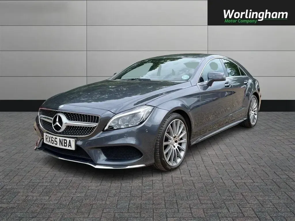 Begagnad Mercedes CLS350 AMG Line Premium 2015 Grå Sportkupé