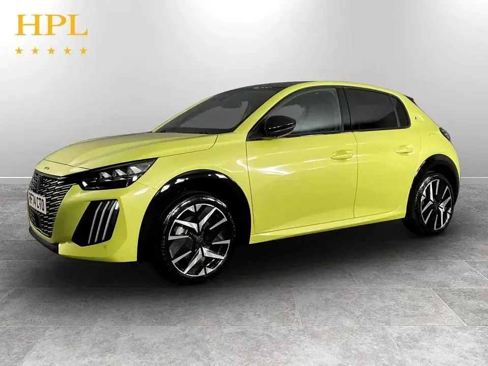 Used Peugeot e-208 GTi 114 kW (156 HP) 2024 Yellow Hatchback