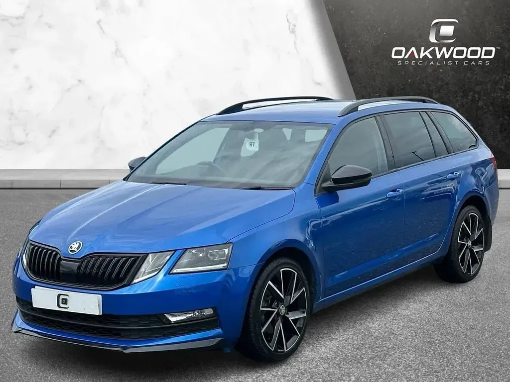 Used Skoda Octavia SportLine 150 HP (110 kW) 2019 Blue Estate