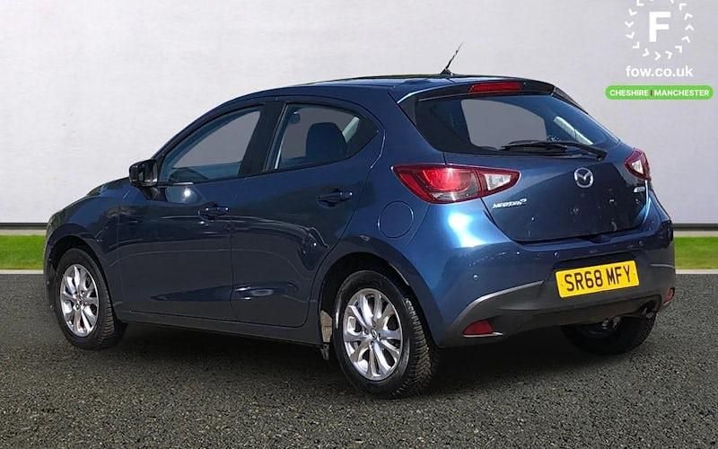 Begagnad Mazda 2 75 HK (55 kW) 2019 Blå Halvkombi