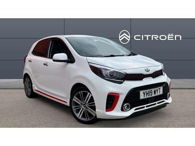 White Used 2019 Kia Picanto GT-Line Hatchback | £9,839 (Fair price) - Image 1/4