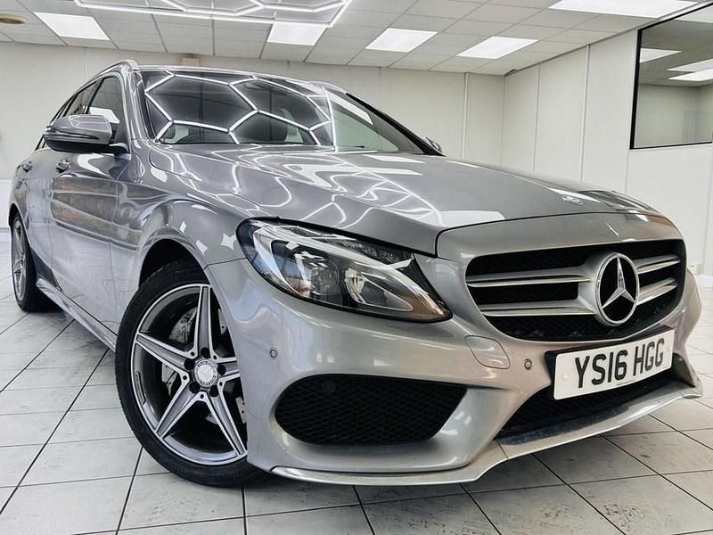 Used Mercedes C250 AMG line 2016 Silver Estate