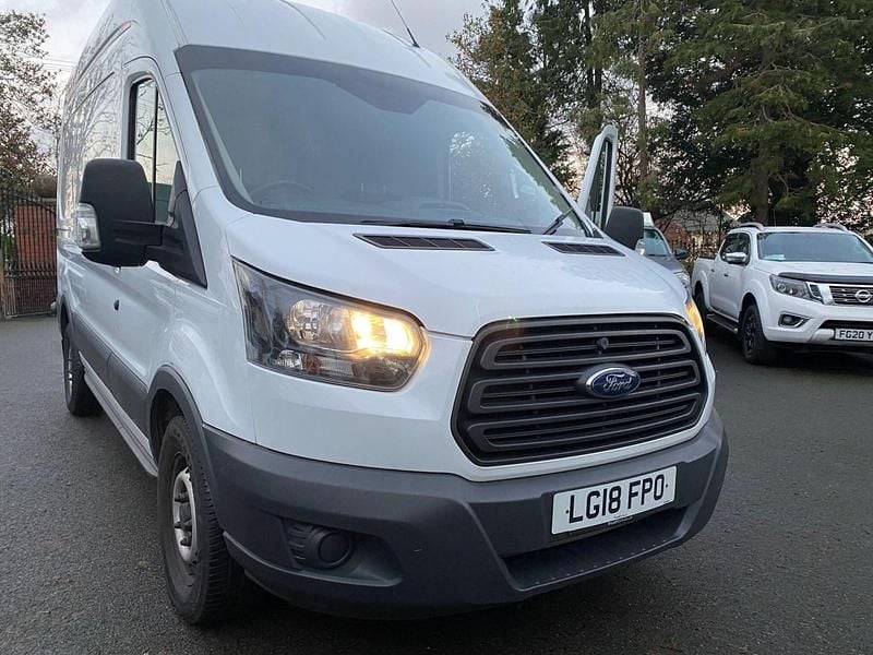 Used Ford Transit 130 HP (95 kW) 2018 White Van