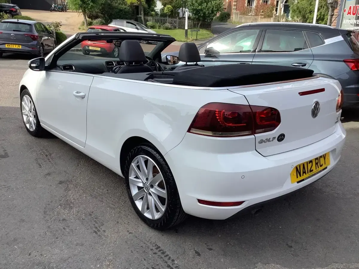 Used VW Golf Cabriolet S 2012 White Cabriolet