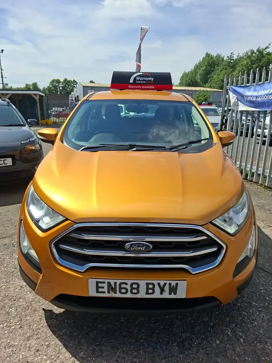Used Ford Ecosport Zetec 2019 Yellow SUV