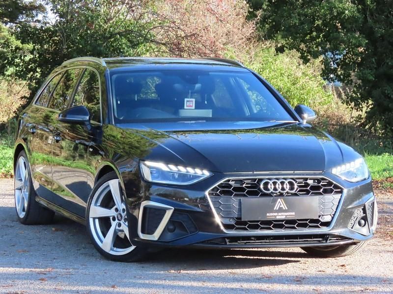 Used Audi A4 S-Line 163 HP (119 kW) 2021 Black Estate