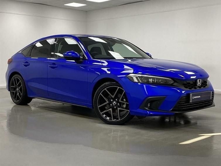 Used Honda Civic Advance 2023 Blue Hatchback