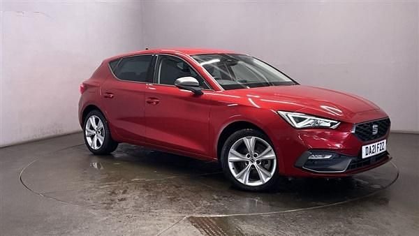 Red Used 2021 Seat Leon FR Hatchback | £17,499 (Fair price) - Image 1/4