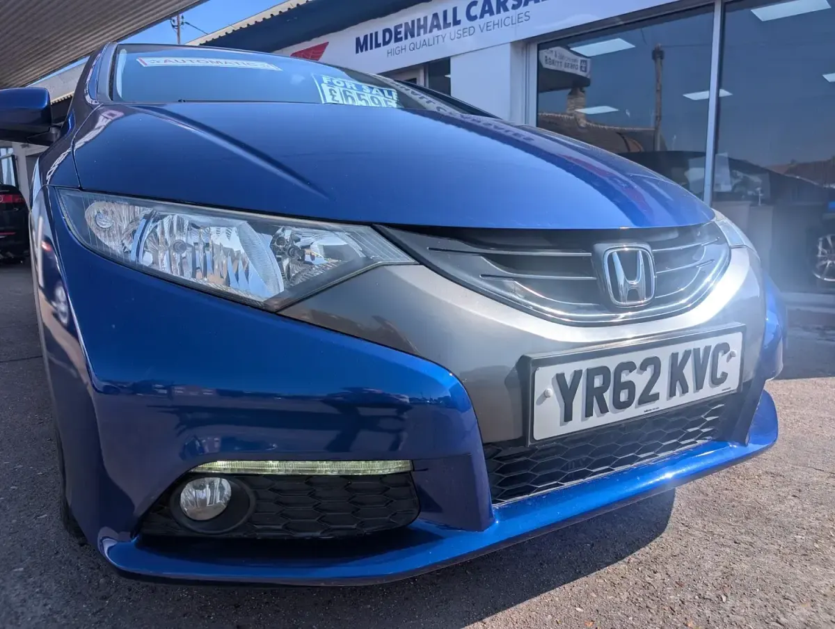 Used Honda Civic ES 2012 Blue Hatchback