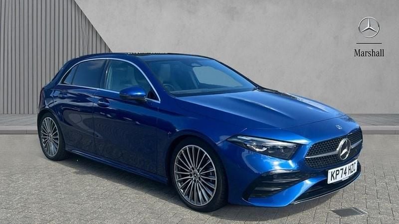 Blue Used 2024 Mercedes A200 AMG Line Premium Plus Hatchback | £28,480 - Image 1/4