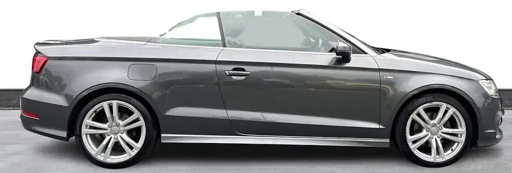 Used Audi Cabriolet S-Line 150 HP (110 kW) 2016 Grey Cabriolet