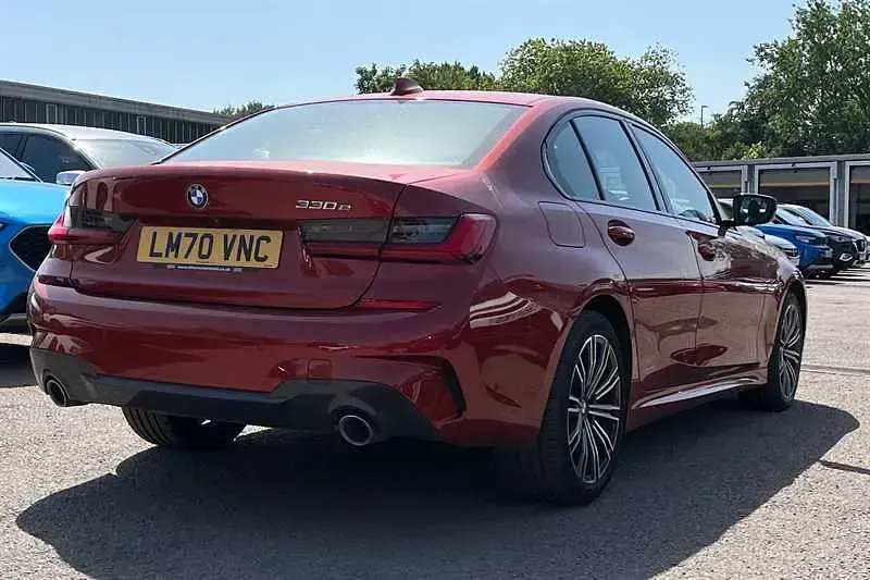Used BMW 330e M Sport 2020 Orange Sedan