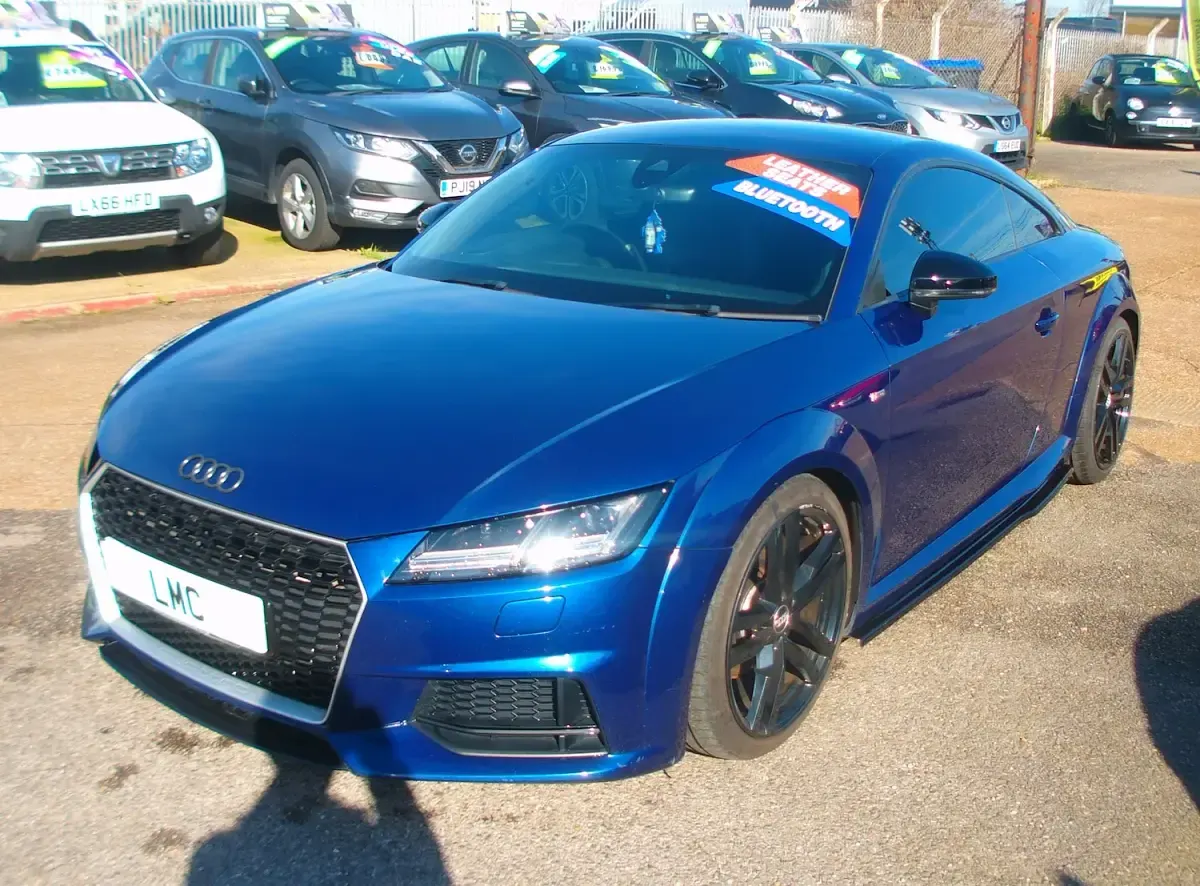Used Audi TT S-Line 230 HP (169 kW) 2015 Blue Coupe