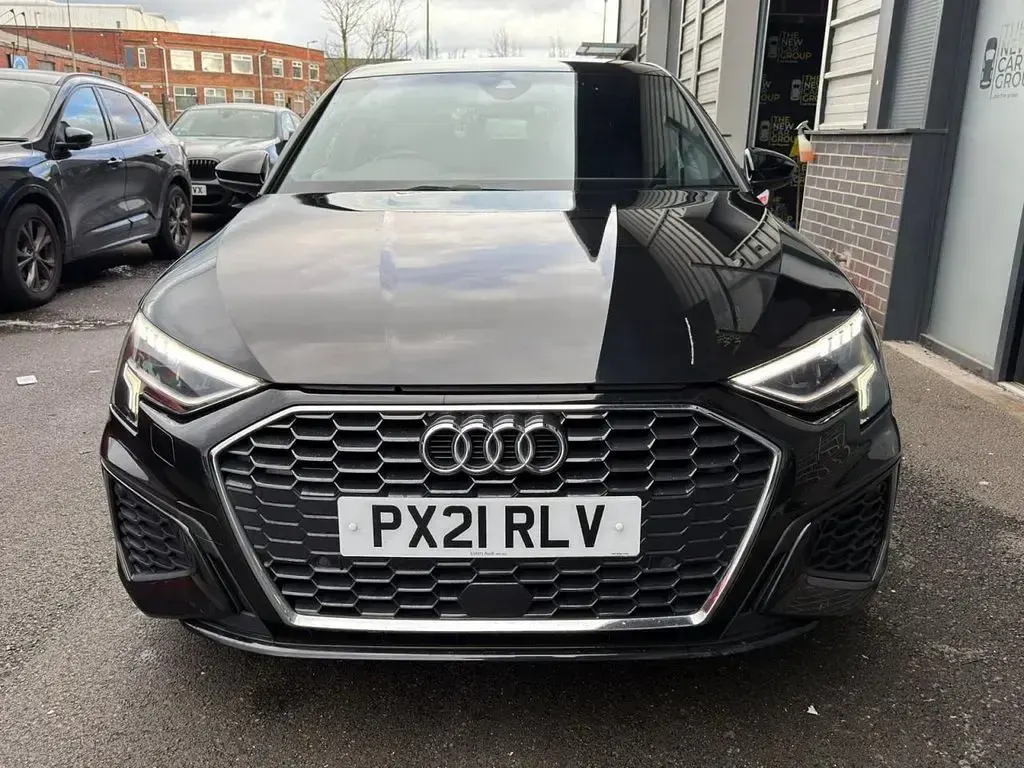 Used Audi A3 Sportback S-Line 150 HP (110 kW) 2021 Black Hatchback