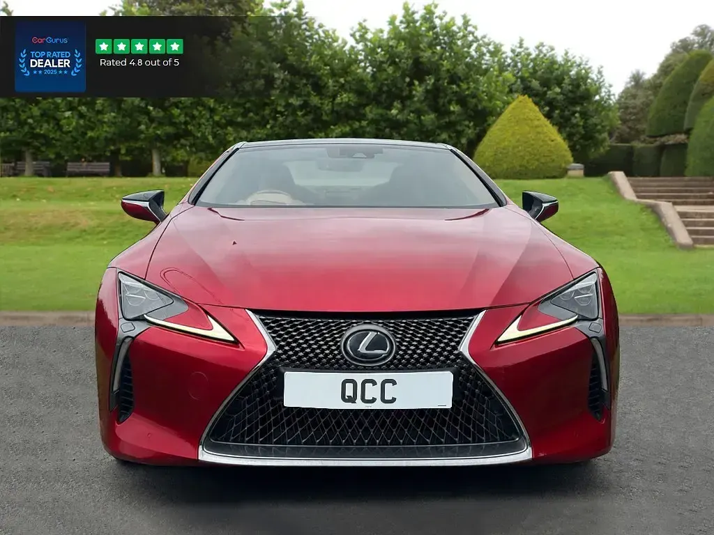 Used Lexus LC 500 Sport Line 2018 Radiant red Coupe
