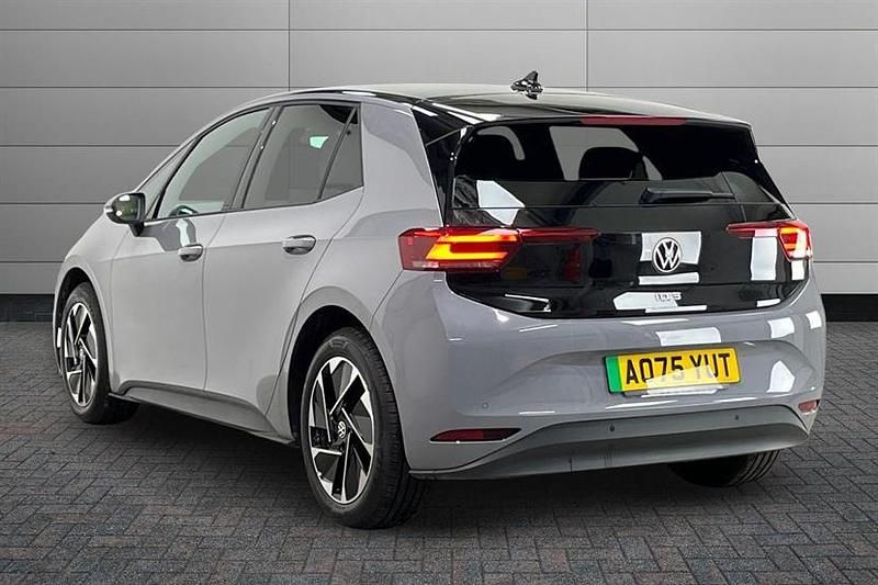 New VW ID.3 Pure 125 kW (170 HP) 2026 Moonstone grey with solid black roof Hatchback