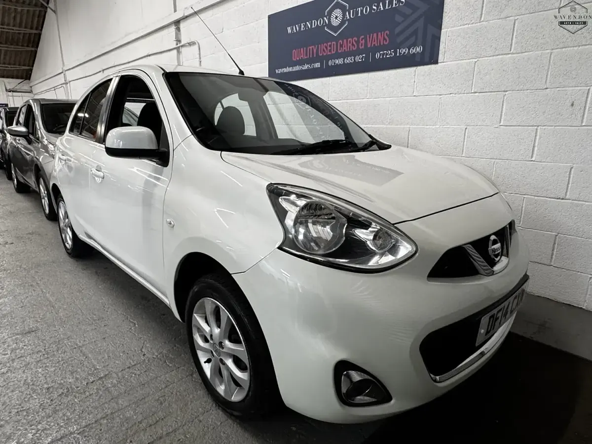 Used Nissan Micra Acenta 80 HP (58 kW) 2014 White Hatchback