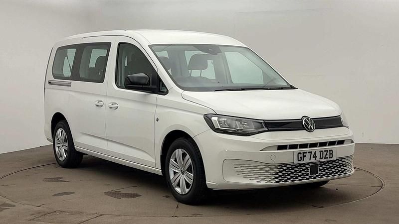 White New 2024 VW Caddy Maxi MPV | £28,995 (Fair price) - Image 1/4