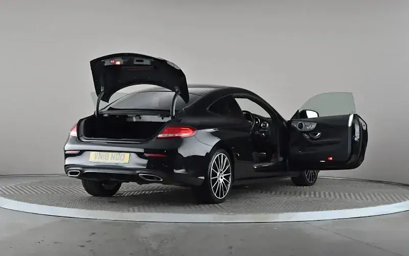 Used Mercedes C200 AMG Line Premium 184 HP (135 kW) 2018 Black Coupe