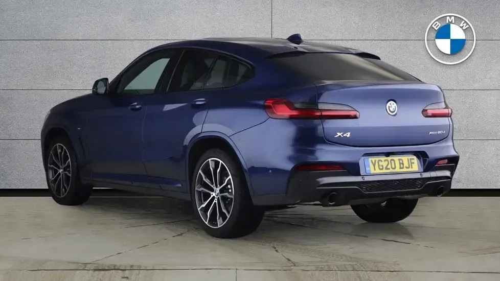 Used BMW X4 M Sport 190 HP (139 kW) 2020 Blue SUV