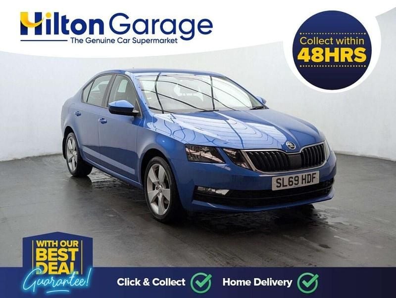 Used Skoda Octavia SE Drive 116 HP (85 kW) 2019 Blue Hatchback