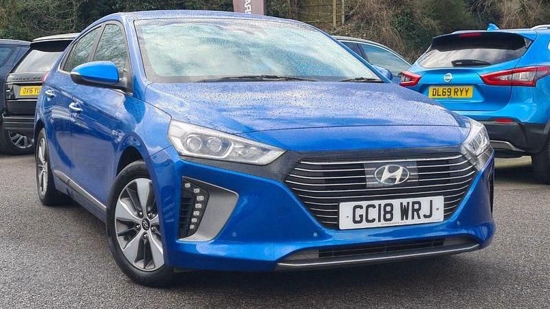 Used Hyundai Ioniq Premium SE 2018 Blue Hatchback