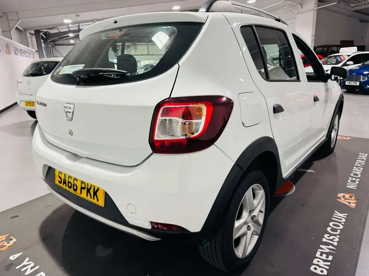 Used Dacia Sandero Ambiance 2016 White Hatchback