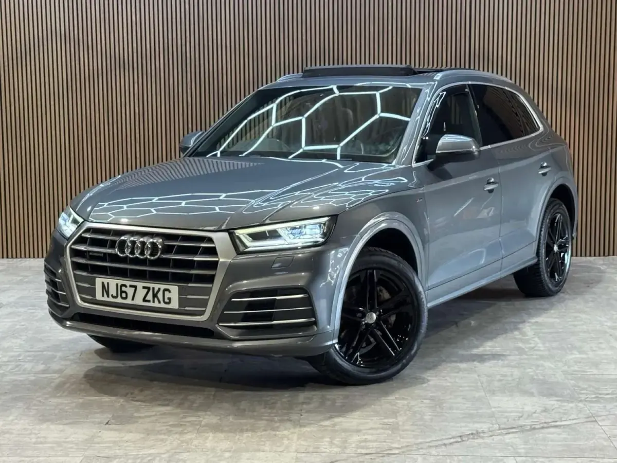 Usado Audi Q5 S-Line 190 HP (139 kW) 2017 Cinzento SUV