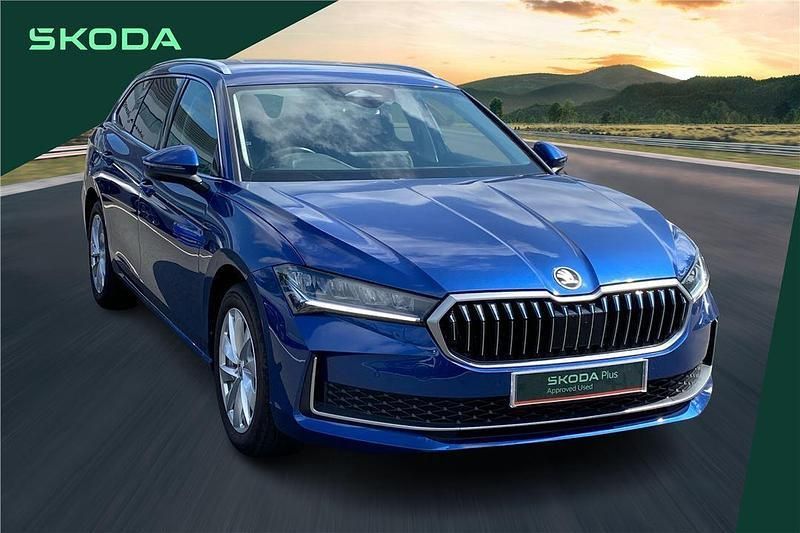 Blue Used 2024 Skoda Superb SE Technology Estate | £28,490 (Expensive) - Image 1/4